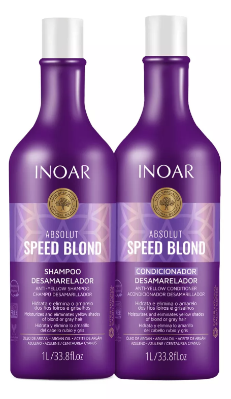 Inoar Absolut Speed Blond Home Care Kit 1000ml/ 33.81fl.oz
